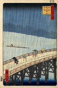 best work of japanese art ohashi atake no yudachi sudden shower credit wikipedia