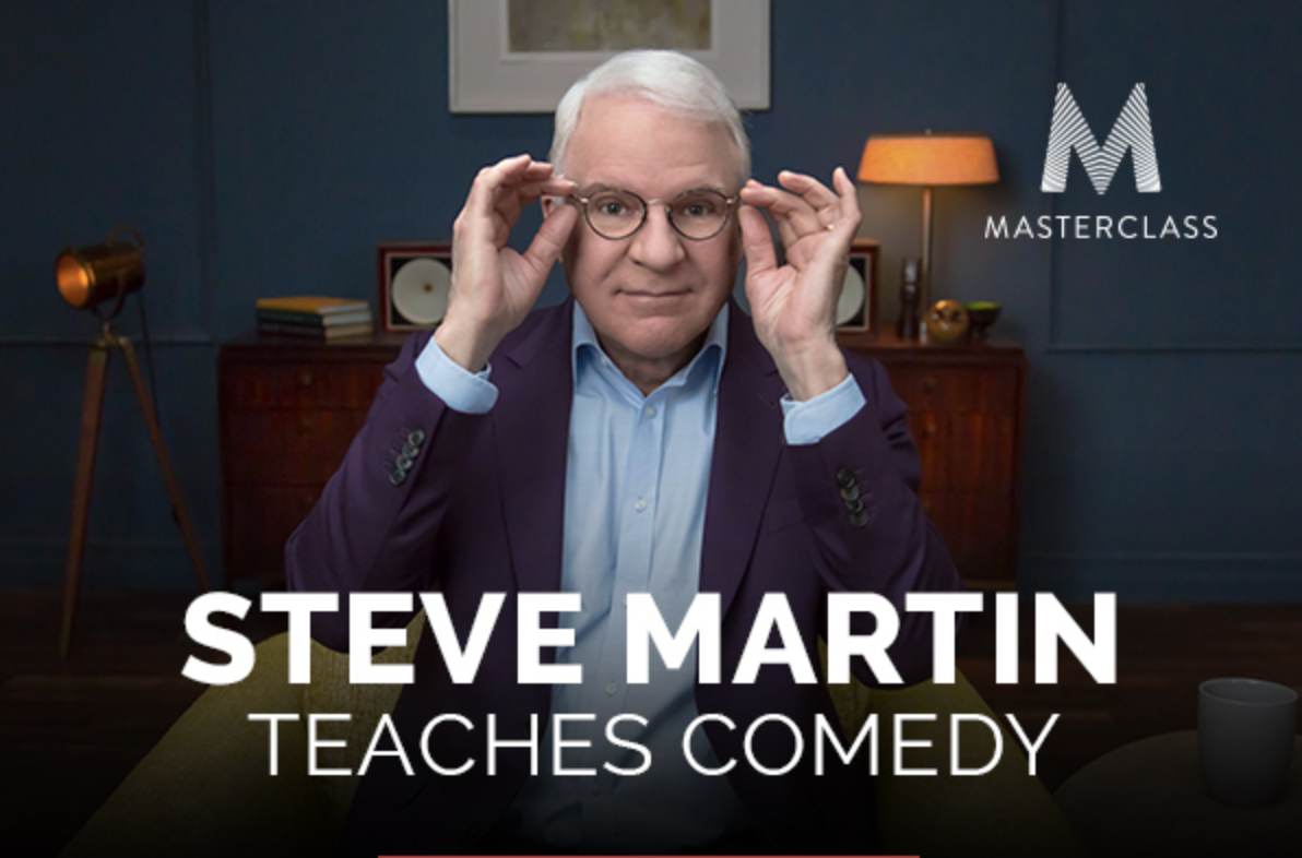 Steve Martin Teaches Comedy MasterClass Review - Benjamin McEvoy