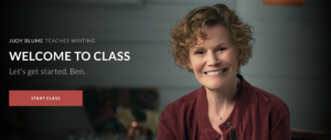 judy blume teaches writing masterclass review