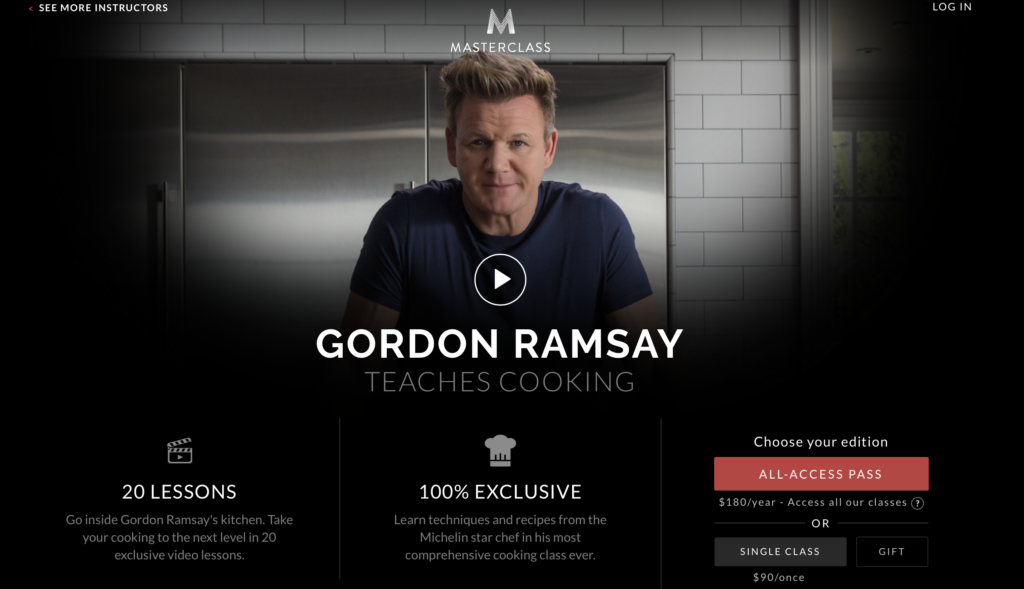 gordon ramsay teaches cooking masterclass free