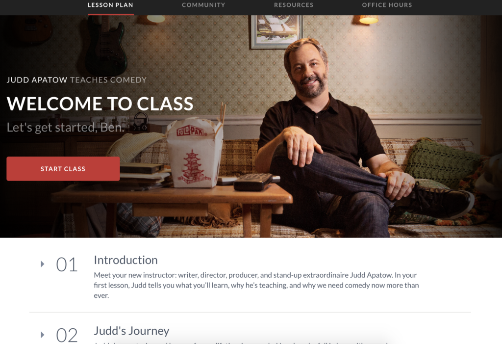 judd apatow teaches comedy masterclass review