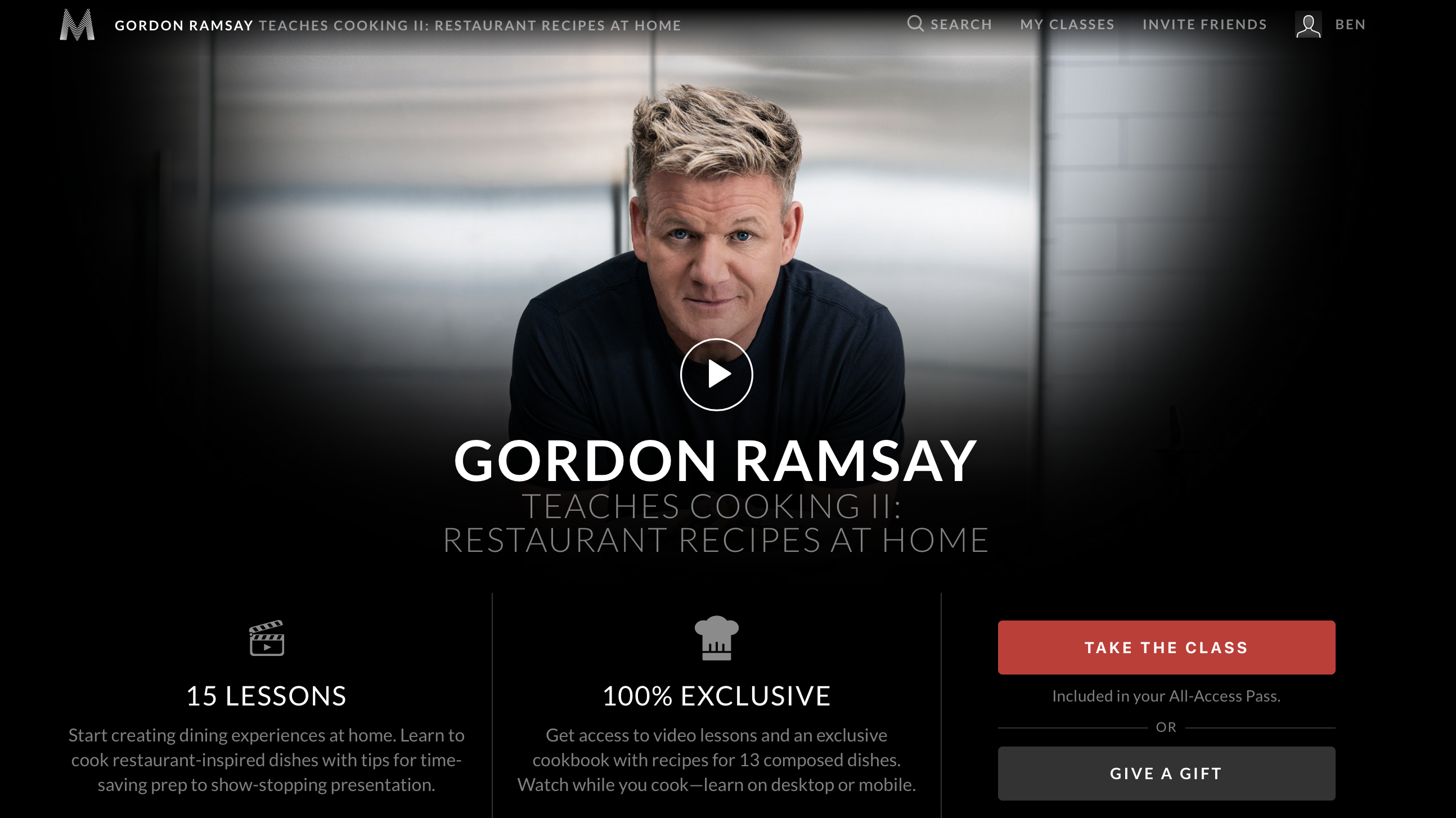 Gordon Ramsay Masterclass 2 Download Free