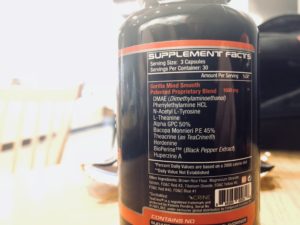 gorilla mind smooth ingredients