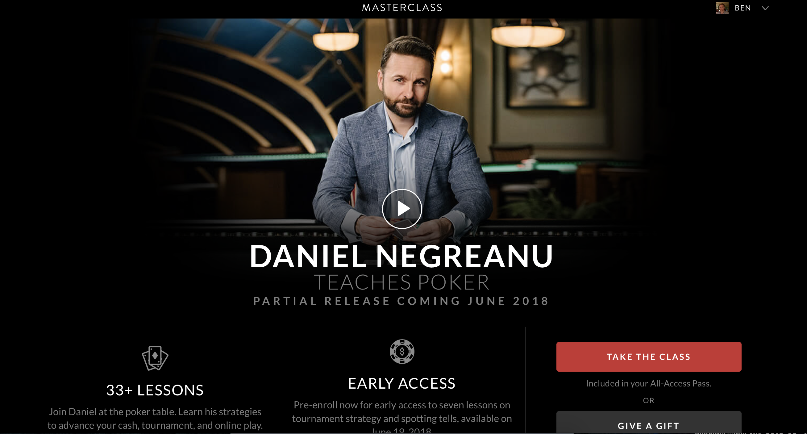 daniel negreanu teaches poker masterclass review