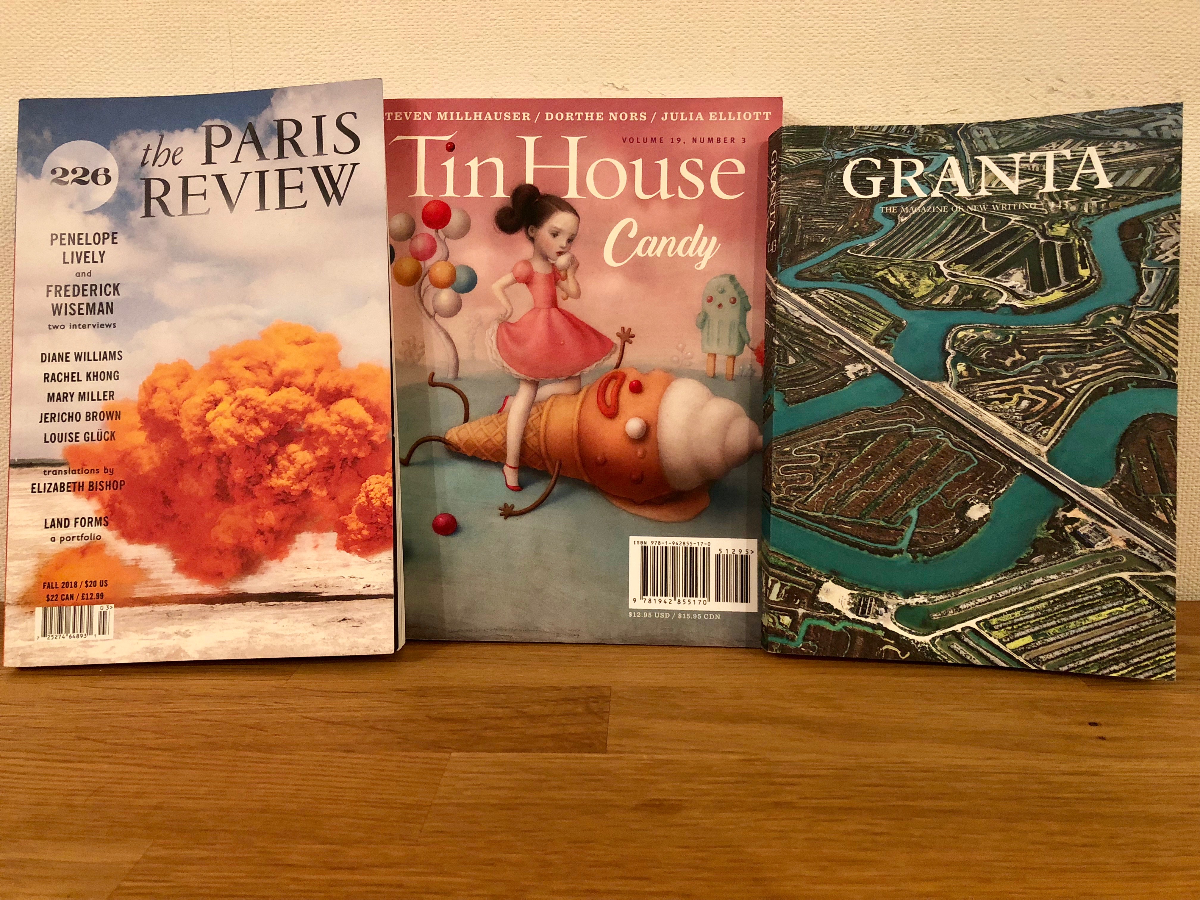 what is the best literary magazine paris review tin house granta