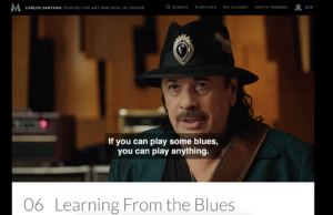 carlos santana guitar masterclass review