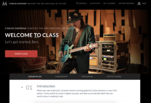carlos santana masterclass review