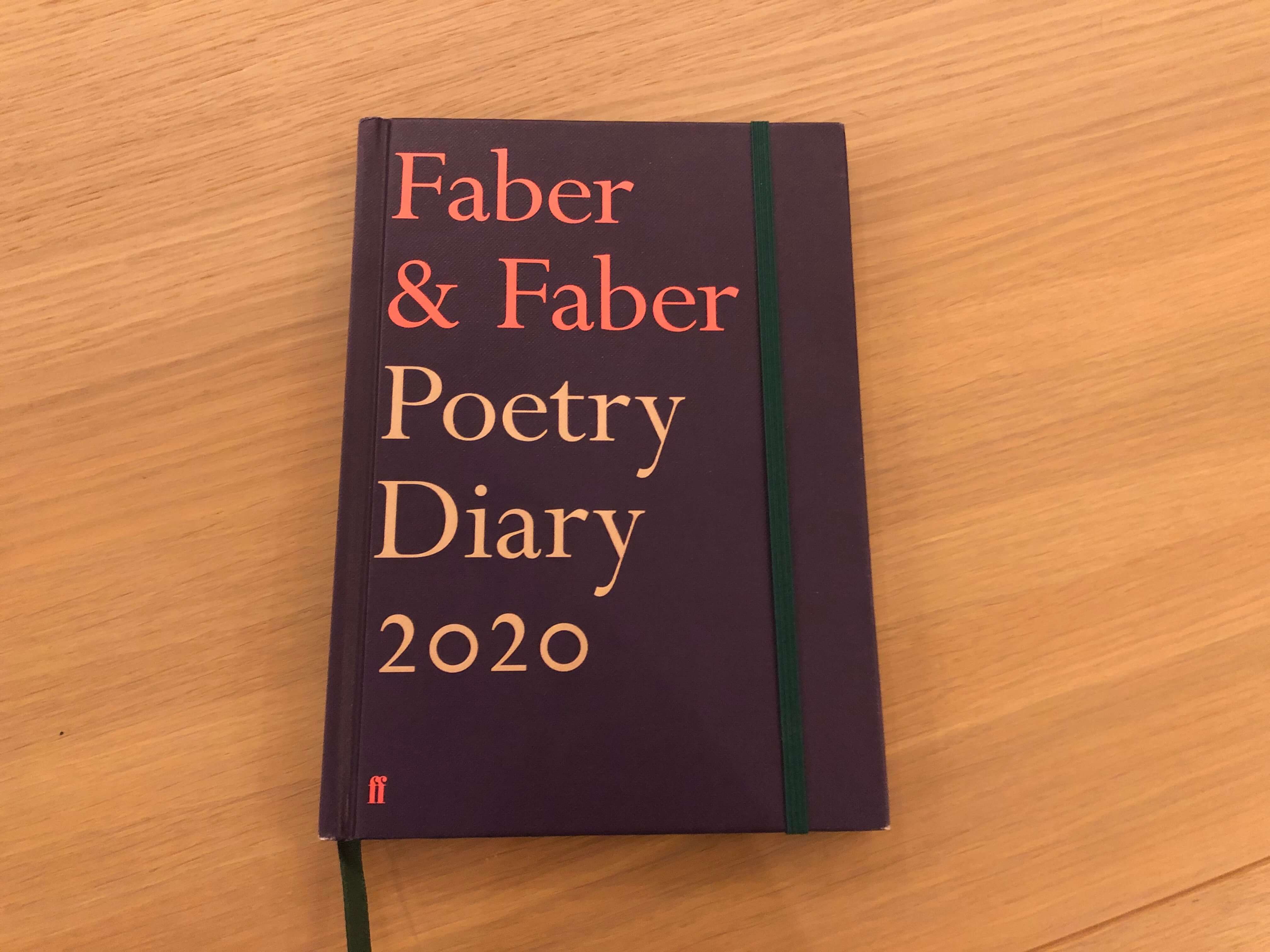 faber poetry diary review 2020